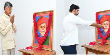 పూలేకు చంద్రబాబునాయుడు నివాళి