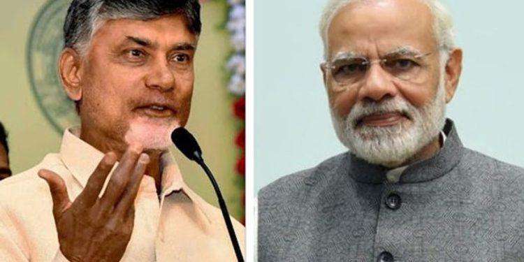 Chandrababu naidu and Modi