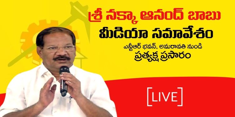 TDP Leader Nakka Anand Babu
