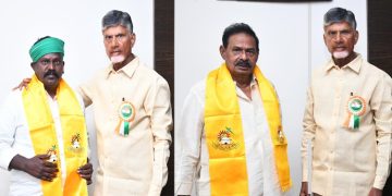 చంద్రబాబు సమక్షంలో పార్టీలో చేరిన వీరశివారెడ్డి, కొలికపూడి