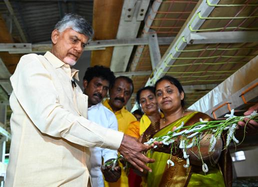 మల్బరీసాగుతో ఆదర్శంగా నిలిచిన రైతుకు ముఖ్యమంత్రి అభినందనలు