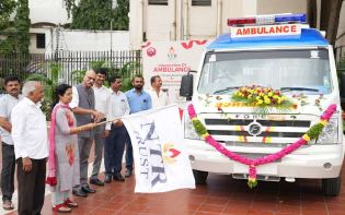 ఎన్టీఆర్ ట్రస్ట్కు అంబులెన్స్ విరాళం