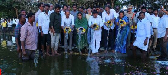 గుండ్లకమ్మ రిజర్వాయర్లో మీనోత్సవం