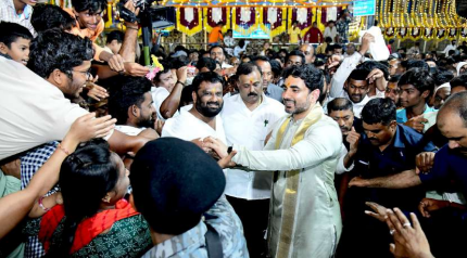 ఖాద్రీ లక్ష్మీనరసింహస్వామి బ్రహోత్సవాల్లో పాల్గొన్న మంత్రి లోకేష్