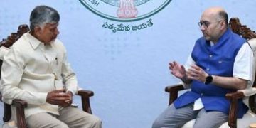 సీఎం చంద్రబాబుతో భారత్‌ ఫోర్జ్‌ వైస్‌ చైర్మన్‌ భేటీ