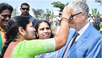 వ్యవసాయ క్షేత్రంలో బిల్గేట్స్